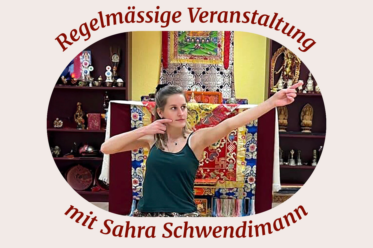 Tsa Lung-Übungsgruppe mit Sahra